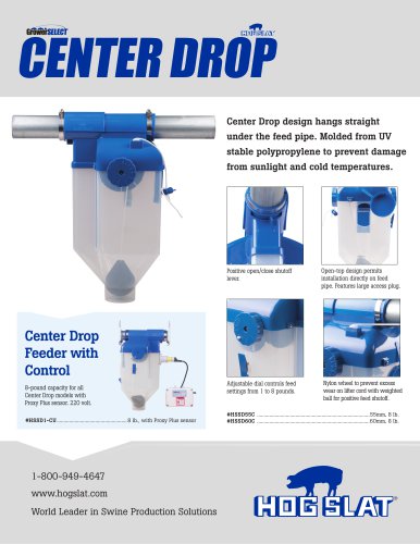 GrowerSELECT® Center Drop Sow Drop Feeder Flyer