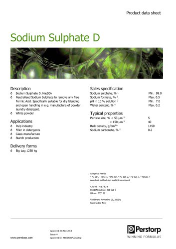 Sodium Sulphate D