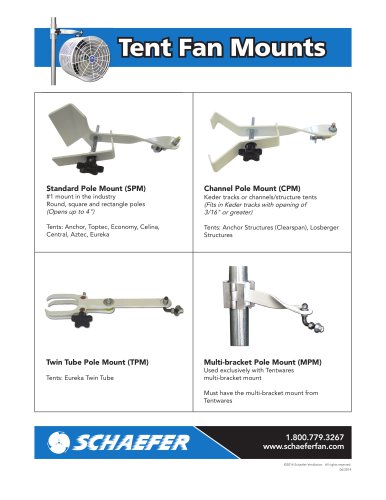 Tent Fan Mounts