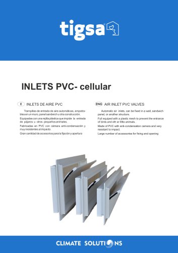 INLETS PVC CELLULAR