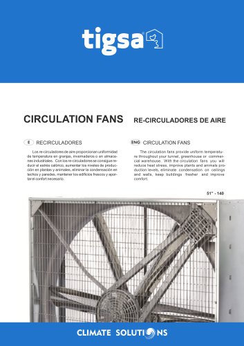 RECIRCULATING FANS