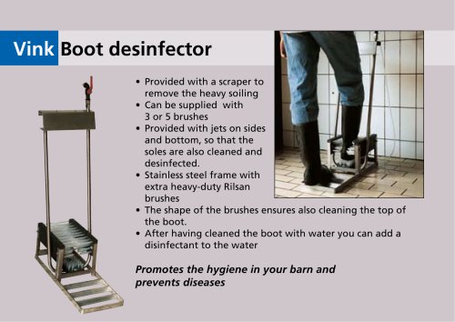 Vink Boot desinfector