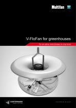 V-FloFan for greenhouses