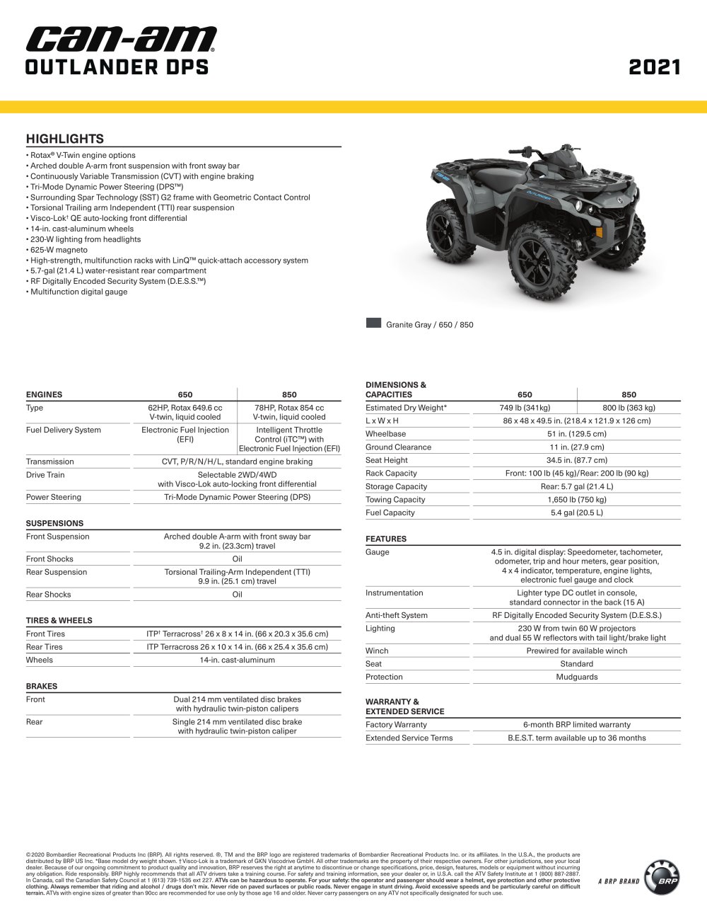 OUTLANDER DPS - Can-Am