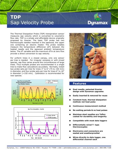 TDP Sap Velocity Probe