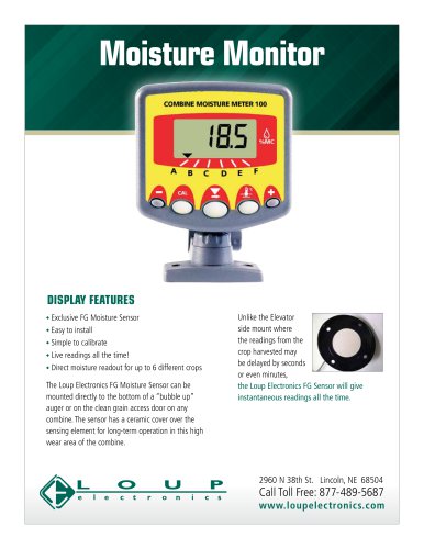 Moisture Monitor