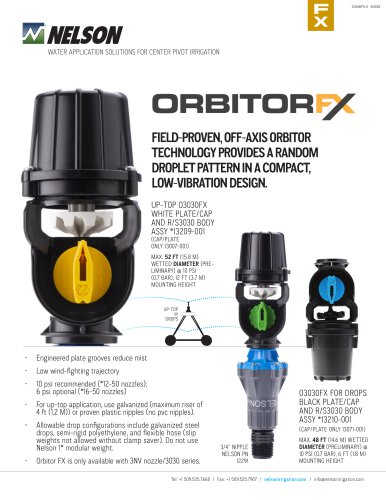 Orbitor FX Pivot Sprinkler