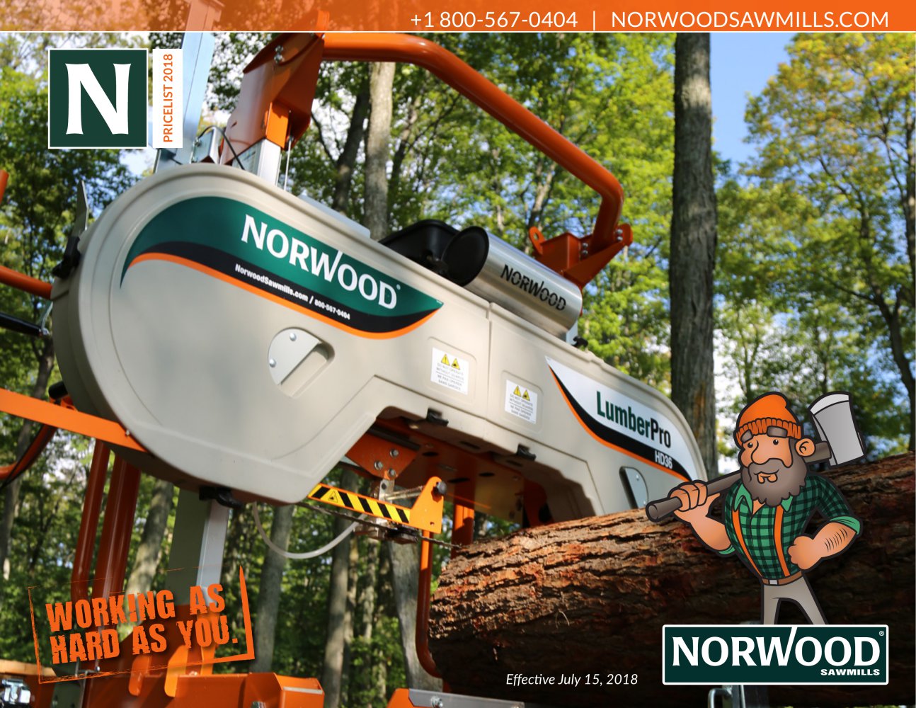 Norwood Sawmills Price List - Norwood Sawmills USA, Inc.
