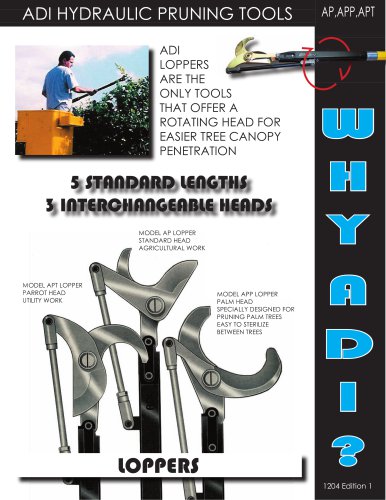 ADI HYDRAULIC PRUNING TOOLS