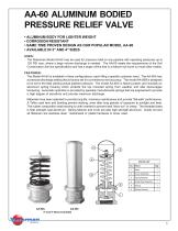 AA-60 ALUMINUM BODIED PRESSURE RELIEF VALVE