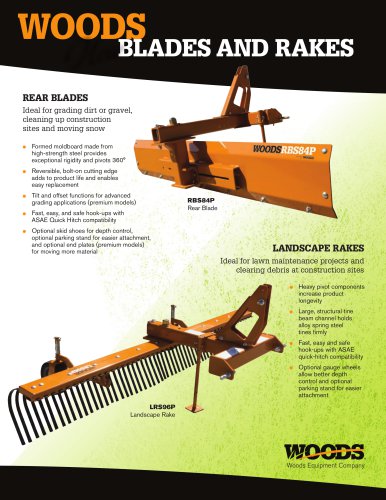BLADES AND RAKES