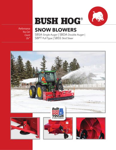 XXXX bushhog snowblowers