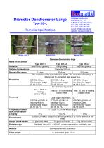 Diameter Dendrometer Large Type DD-L