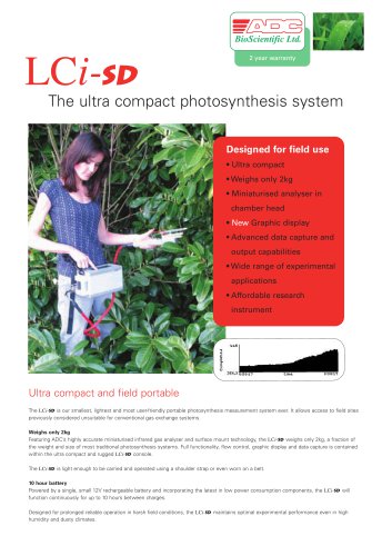 LCi-SD Ultra Compact Photosynthesis System