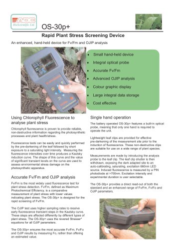 OS30p+ Plant Stress Meter