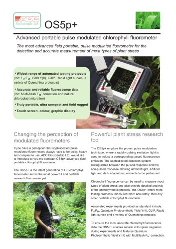 OS5p+ Advanced Modulated Fluorometer