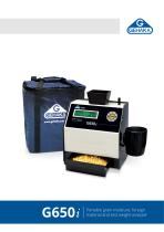 G650i - Portable grain moisture, foreign material and test weight analyzer