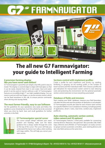 The all new G7 Farmnavigator