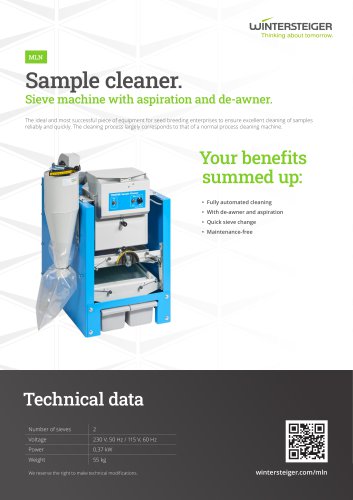 MLN Sample cleaner