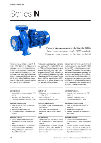 EN733 pumps series N