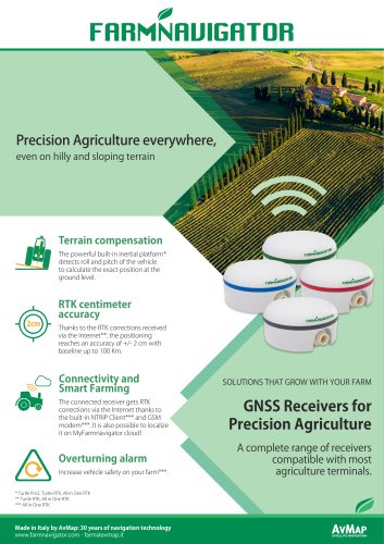 GNSS Receivers for Precision Agriculture