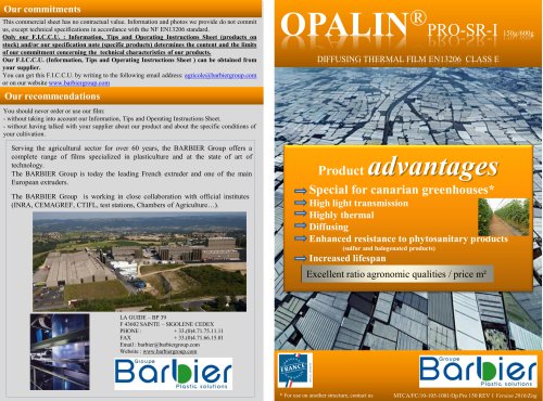 OPALIN®PRO-SR-I 150µ/600g