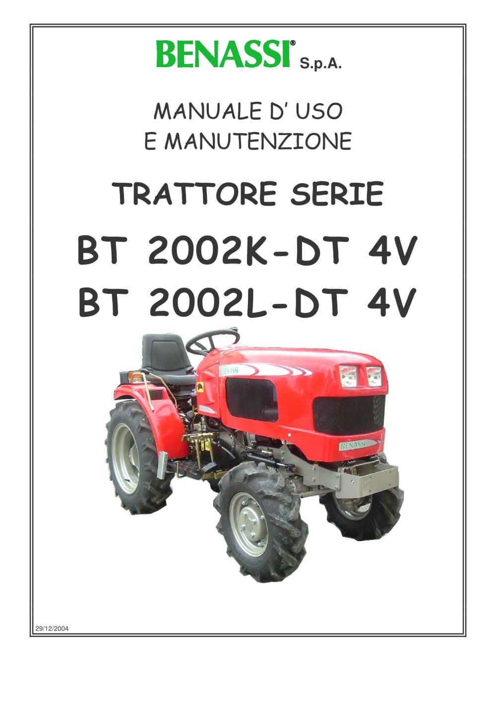 BT2002 4V - Benassi