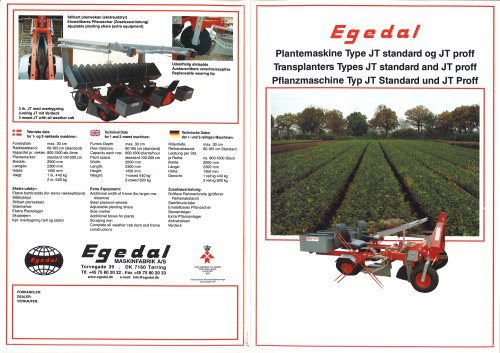 Transplanter type JT