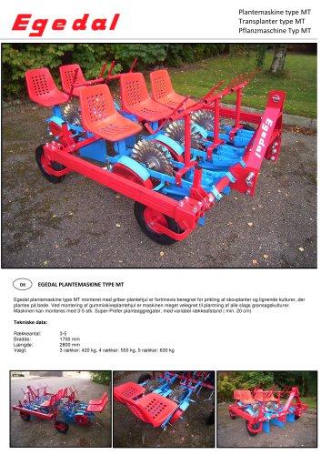 Transplanter type MT