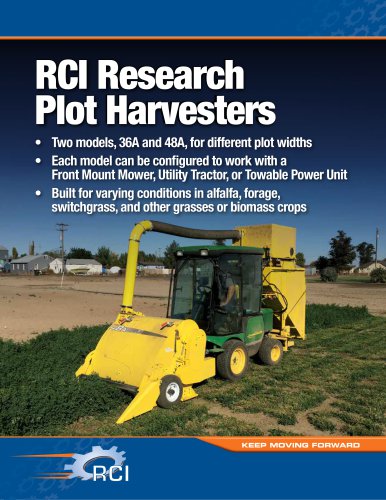 RCI Research Plot Harvesters