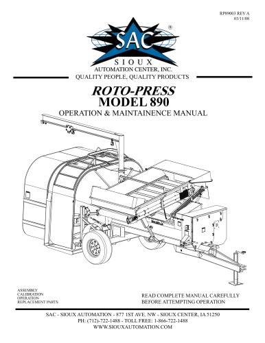 ROTO-PRESS MODEL 890