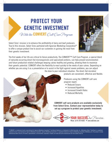 PROTECT YOUR GENETIC INVESTMENT