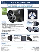 PLASTIC WALL EXHAUST FANS