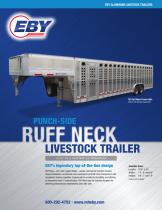 PUNCH-SIDE RUFF NECK LIVESTOCK TRAILER