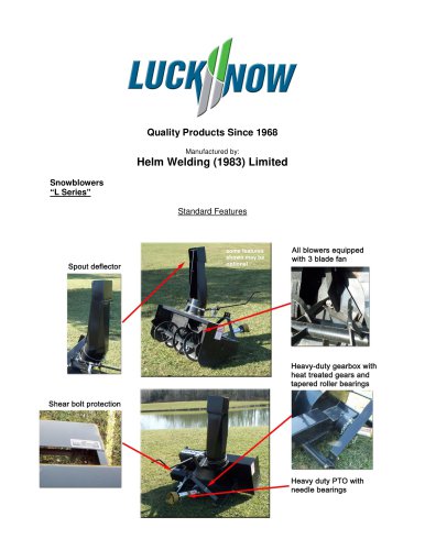 Snowblowers “L Series”