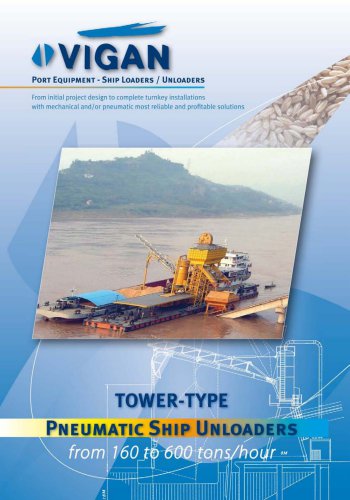 TOWER-TYPE Pneumatic Ship Unloaders