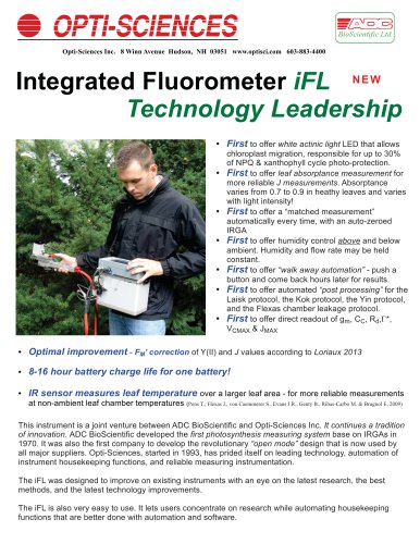 Integrated Fluorometer iFL