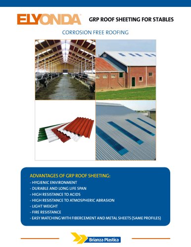 Elyonda - GRP roof sheeting for stables