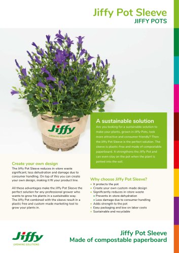 Jiffy Pot Sleeve JIFFY POTS