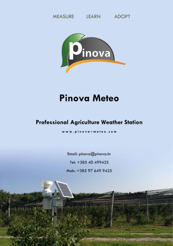 Pinova Meteo - Agriculture Weather Station