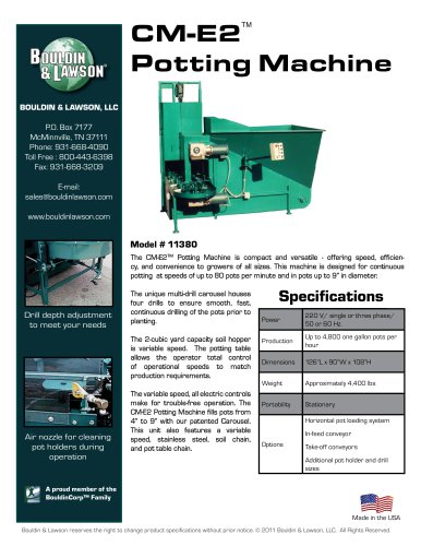 CM-E2 Potting Machine