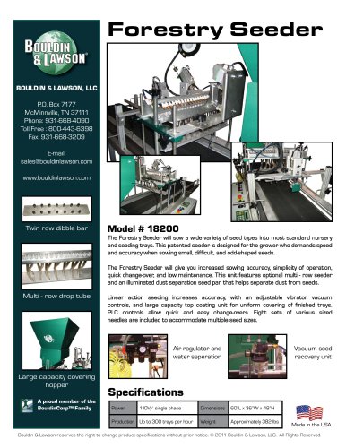 Forestry Seeder