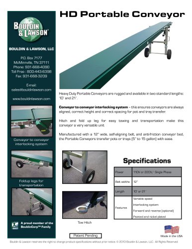 HD Portable Conveyor