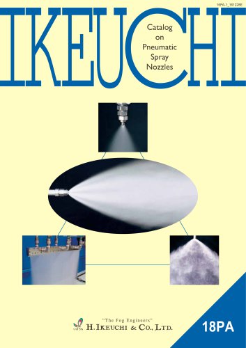 Catalog on pneumatic spray nozzles