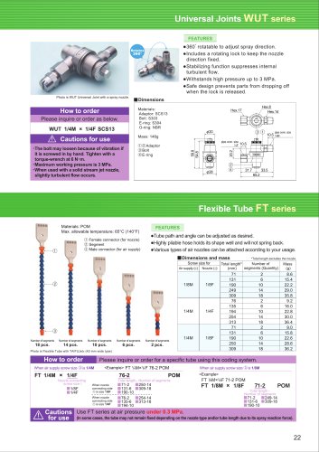 Universal joints wut series