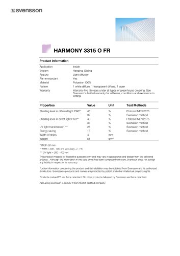 HARMONY 3315 O FR