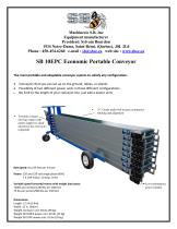 SB 10EPC Economical portable conveyor