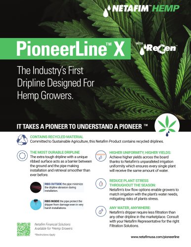 Pioneerline&trade; X