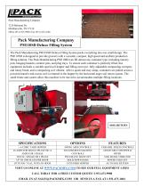 Pack Manufacturing Company PM110SD Deluxe Filling System