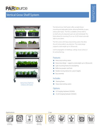 Vertical Grow Shelf System